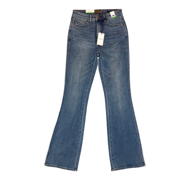 NWT Judy Blue High Waist Boot Cut Womens Med Blue Jeans Sz 7/28 JB88783 - Picture 1 of 12